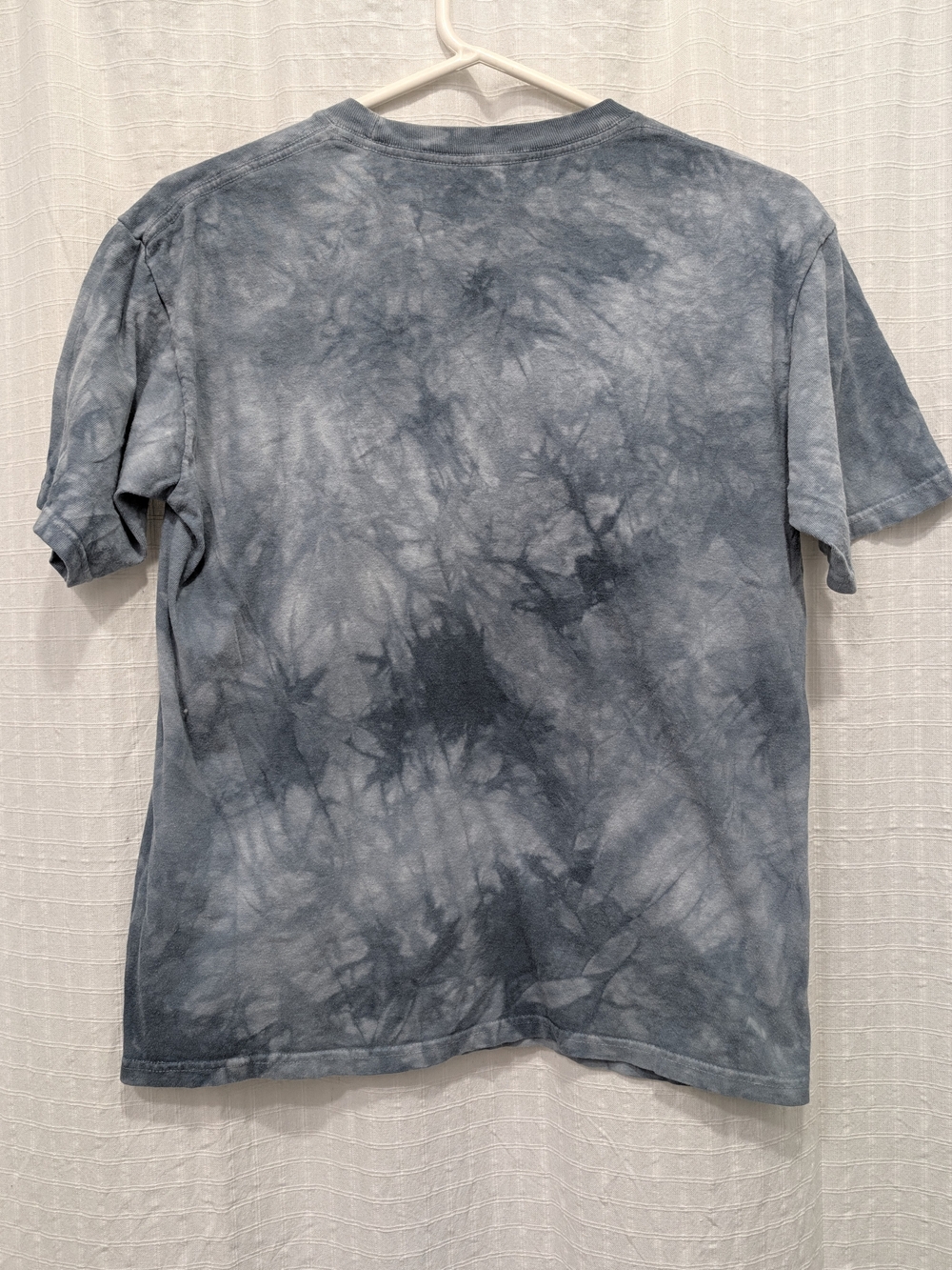 THE MOUNTAIN "SNOW PLOW WOLF" 2002 T Shirt XL Blue Tie Dye Y2K Grunge Streetwear - Picture 9 of 12